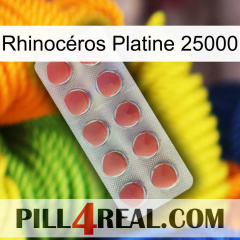 Rhinocéros Platine 25000 18